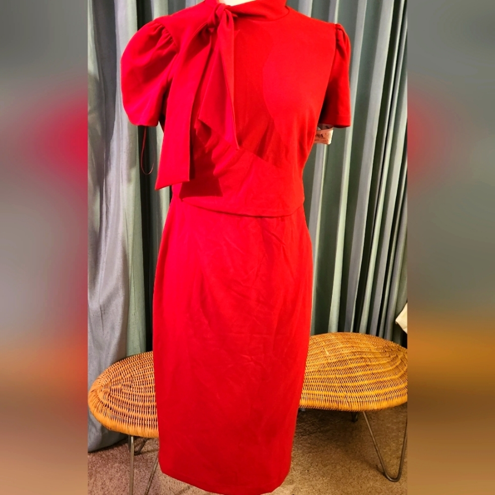 Red Liz Claiborne Dress NWT Holiday perfect!